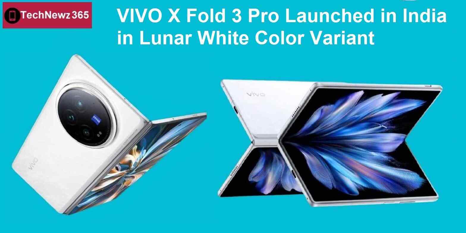 Vivo X Fold 3 Pro in Lunar White