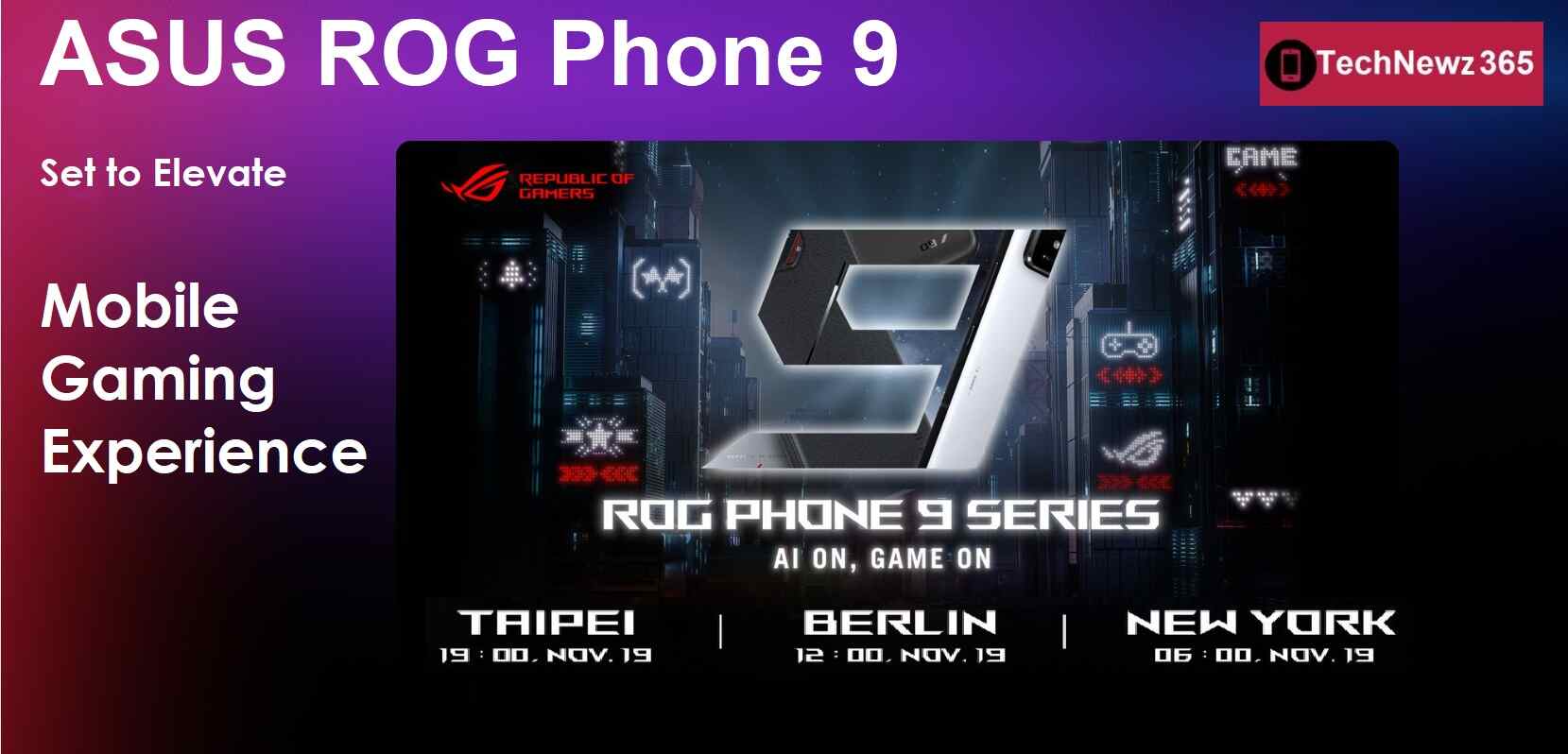 ASUS ROG Phone 9 set to launch